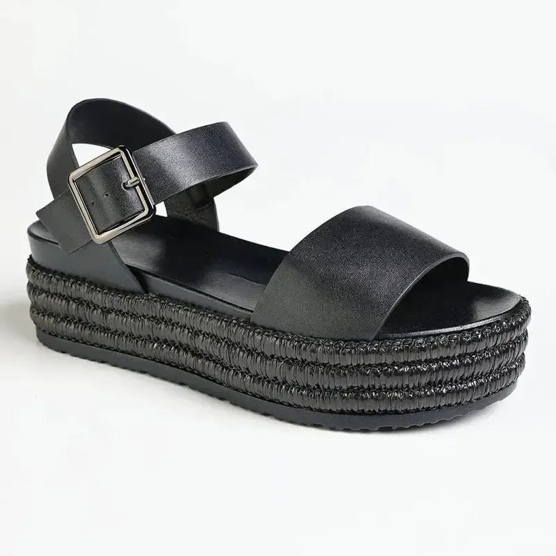 Madison Mavis Bandage Sandal - Black