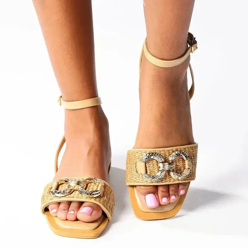 Madison Mercedes Sandal - Light Taupe