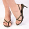 Madison Miles Strappy Sandal Heel - Olive