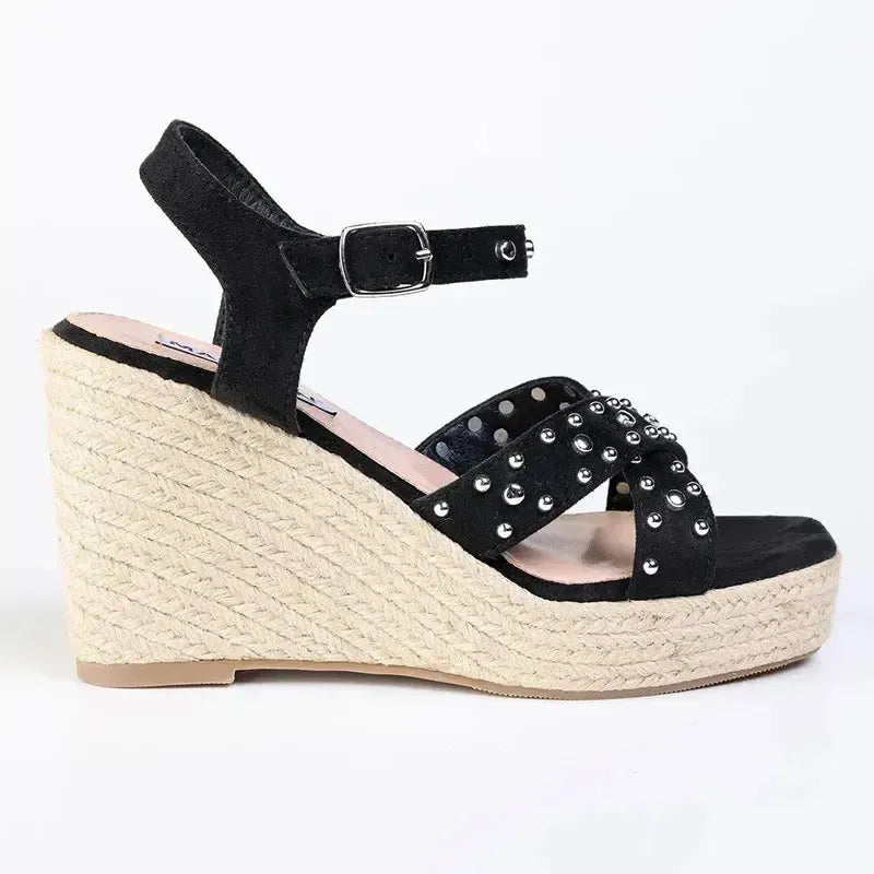 Madison Milka Wedge - Black