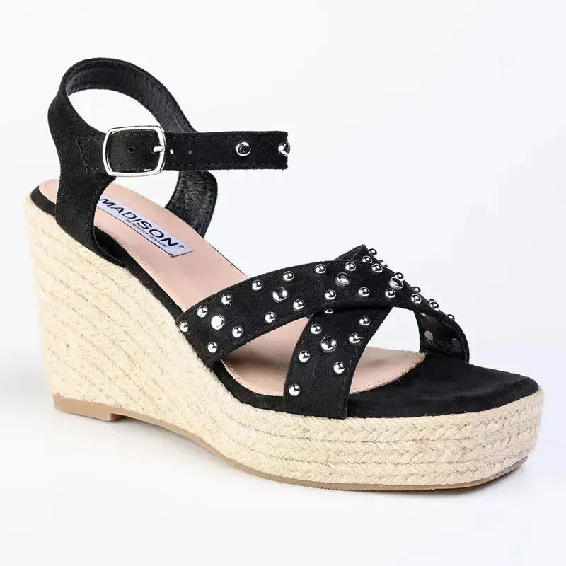 Madison Milka Wedge - Black