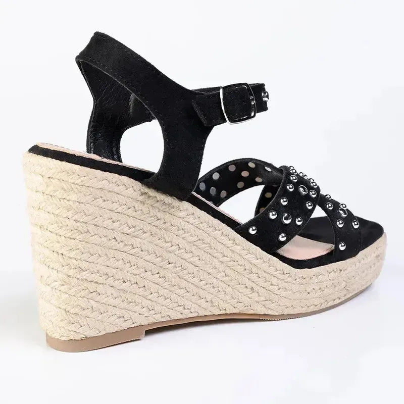 Madison Milka Wedge - Black