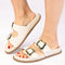 Madison Miller Footbed Sandal - Off White