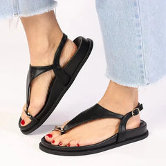 Madison Millie Trimmed Sandal - Black