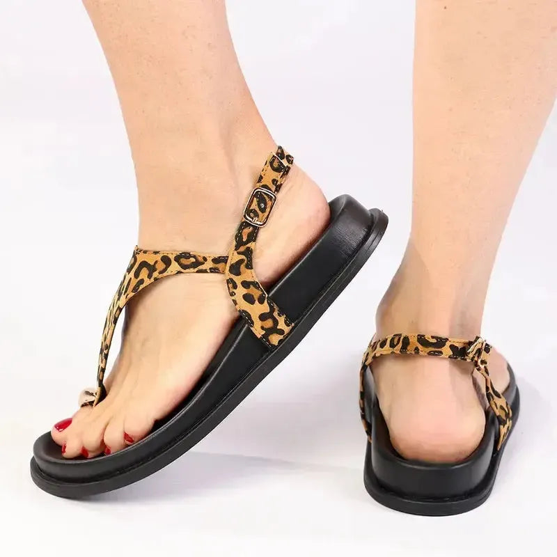Madison Millie Trimmed Sandal - Print