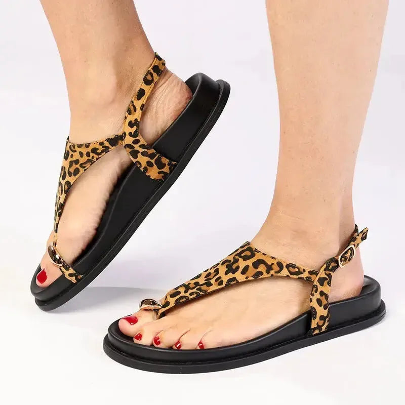 Madison Millie Trimmed Sandal - Print
