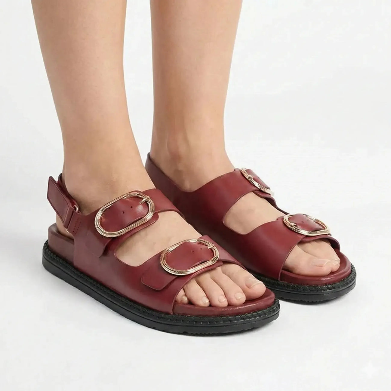 Madison Milo Sandal - Wine