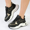 Madison Morgan Sneaker - Black/Gold