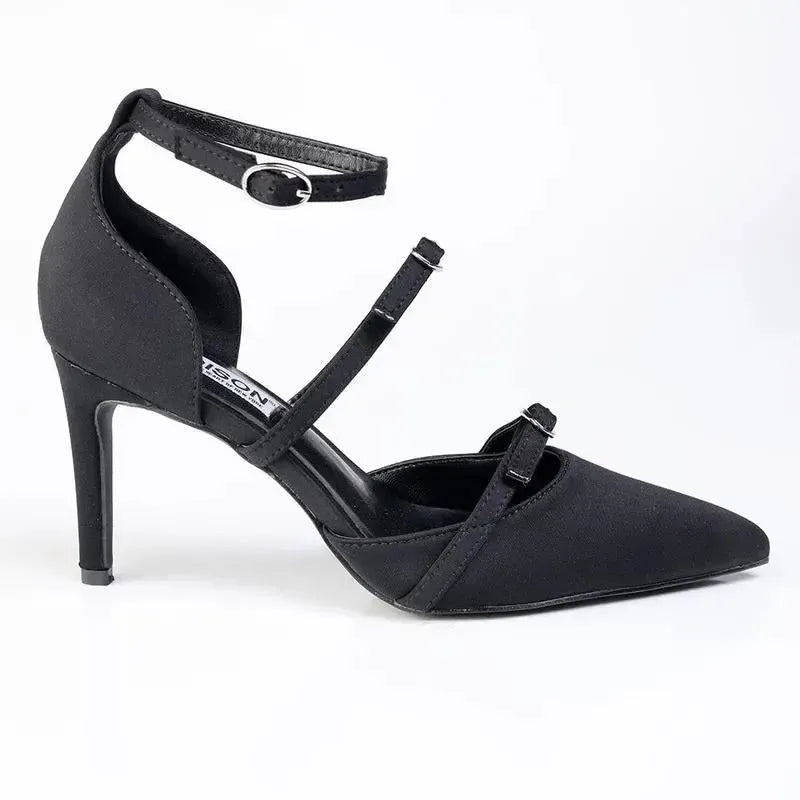 Madison Nabila Stiletto Court - Black