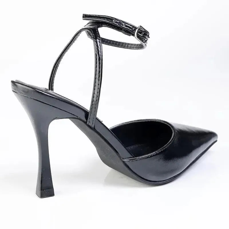 Madison Natalia Hourglass Heel - Black
