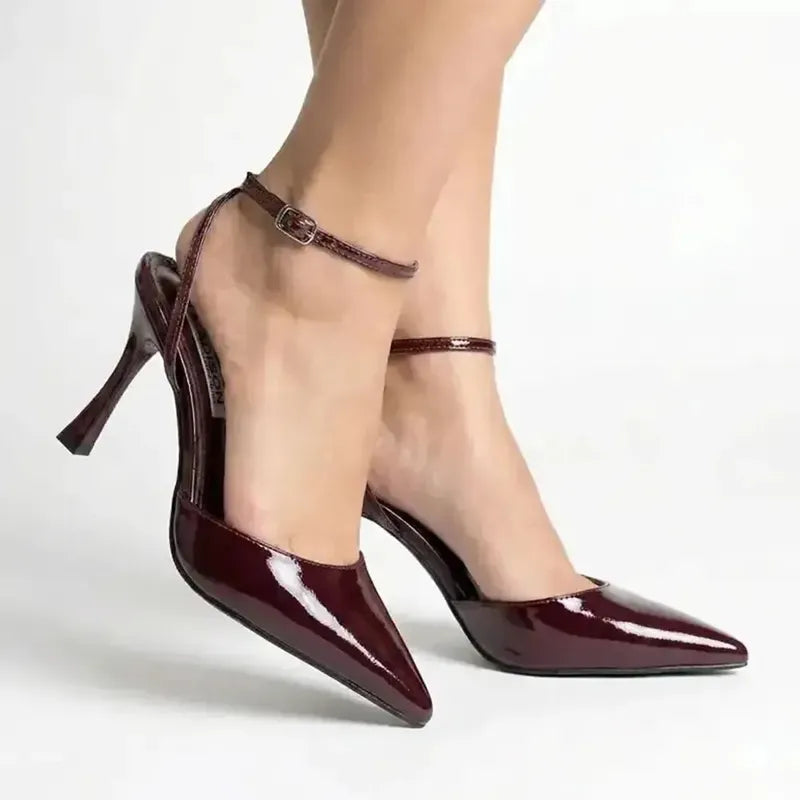 Madison Natalia Hourglass Heel - Wine
