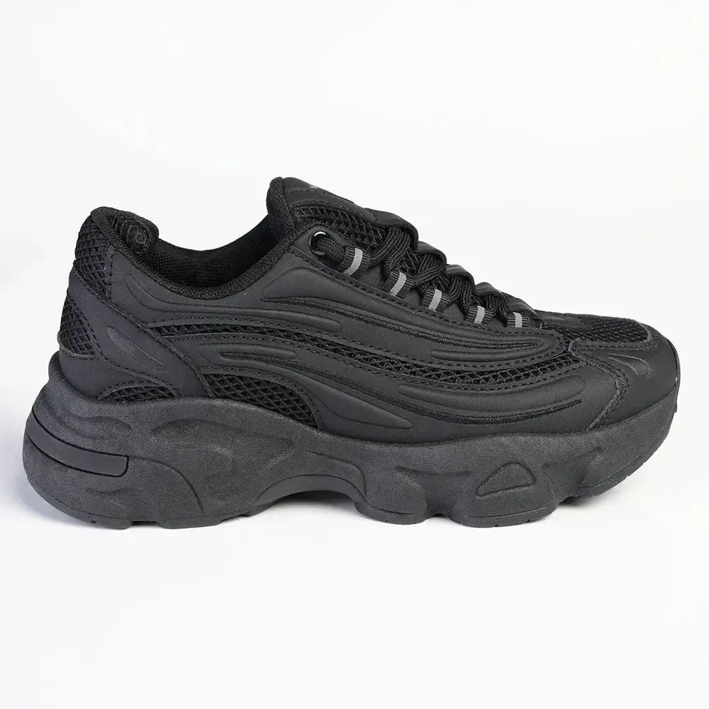 Madison Nik Fashion Sneaker - Black Mono