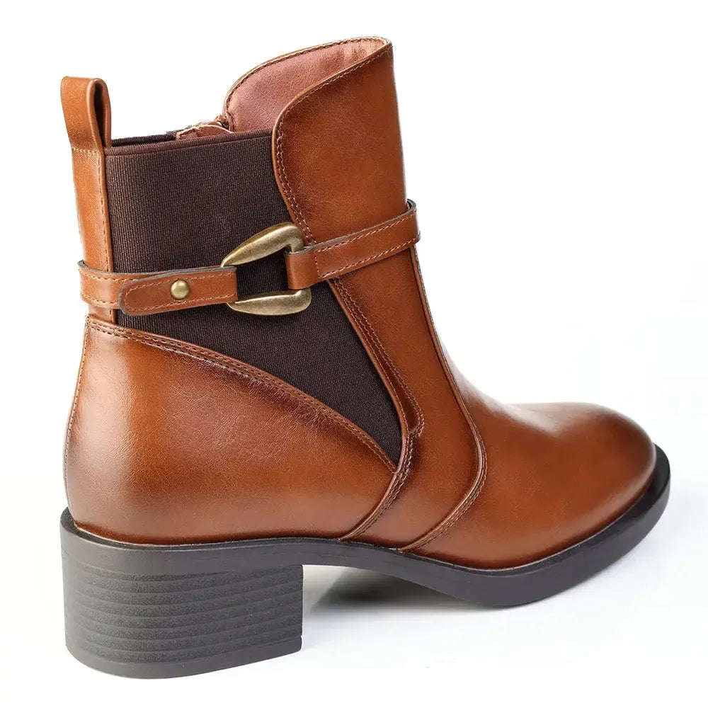 Madison Octavia Ankle Boot- Tan