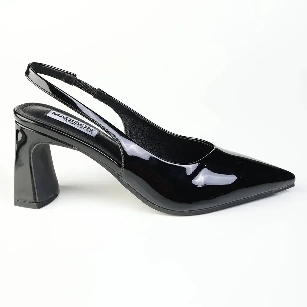 Madison Odette Block Heel - Black