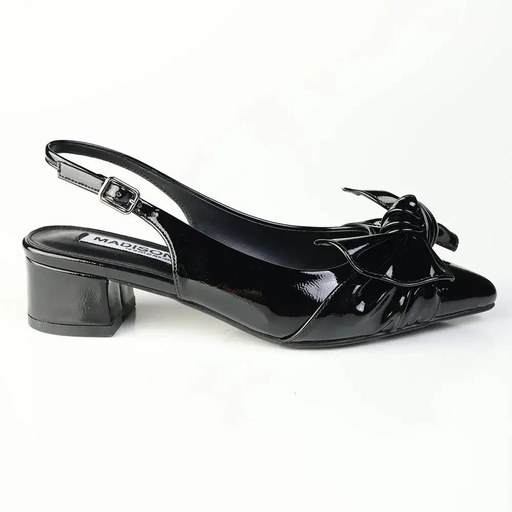 Madison Ofrat Low Block Heel - Black