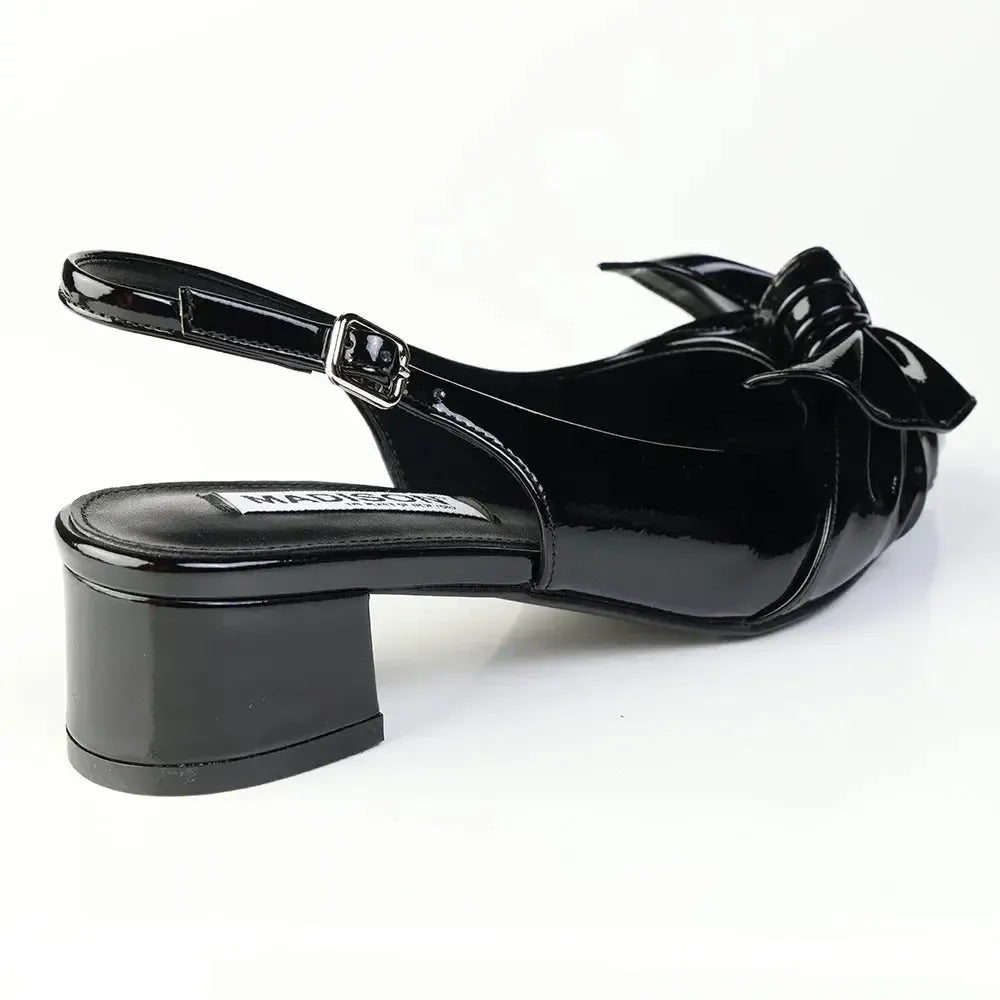 Madison Ofrat Low Block Heel - Black