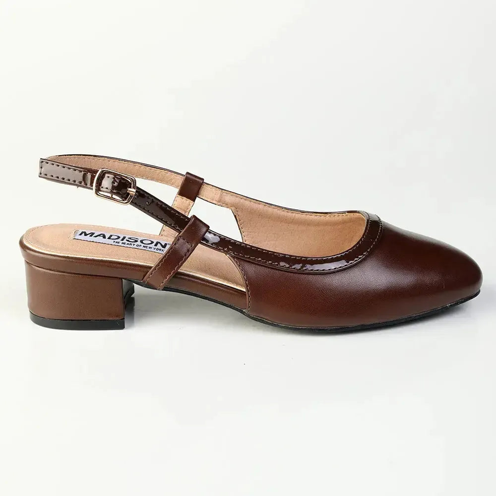 Madison Oksana Block Heel - Chocolate