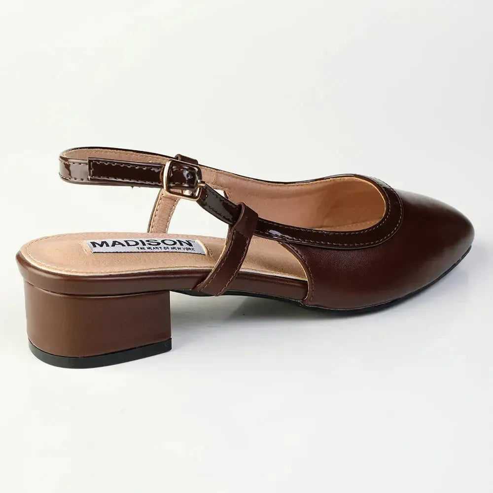 Madison Oksana Block Heel - Chocolate