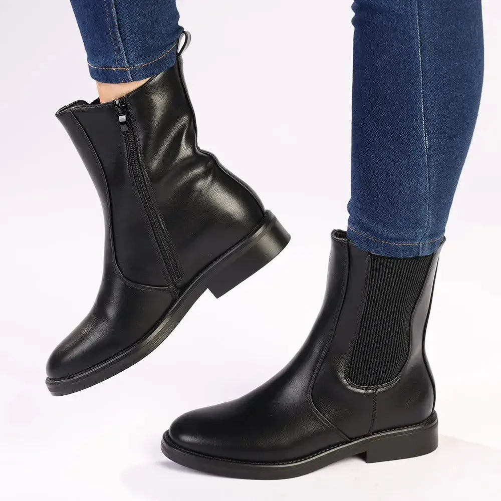 Madison Olsen Ankle Boot - Black