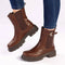 Madison Olva Ankle Boot- Chocolate