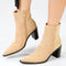 Madison Olympia Ankle Boot - Camel