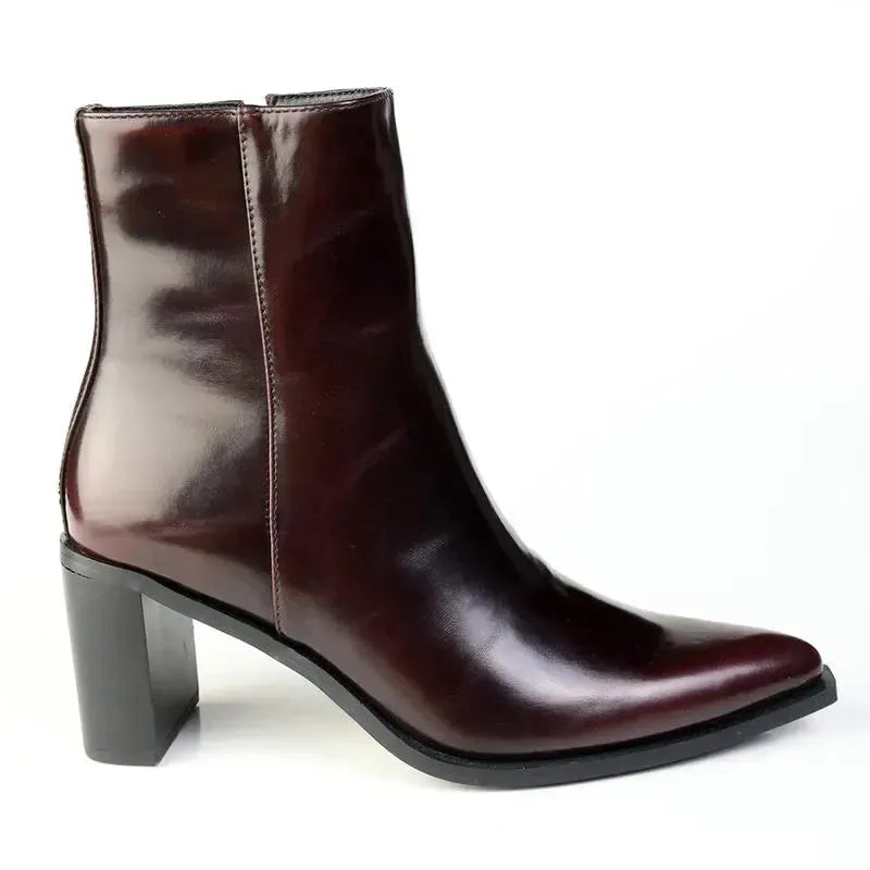 Madison Olympia Ankle Boot - Wine
