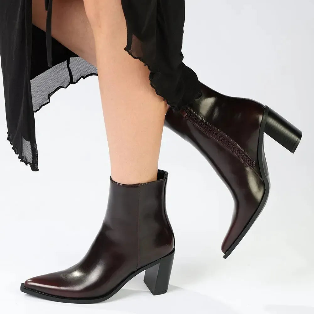 Madison Olympia Ankle Boot - Wine