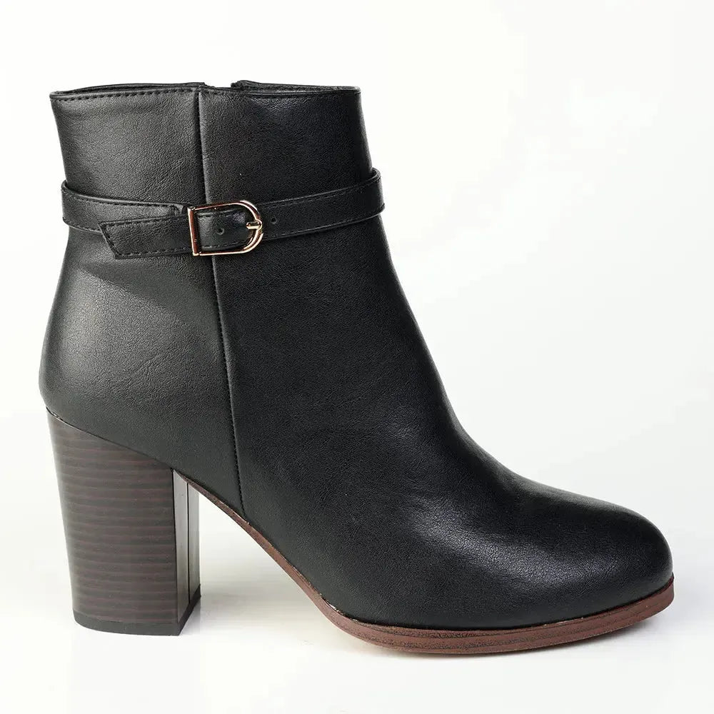 Madison Ombretta Ankle Boot - Black
