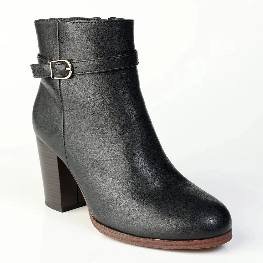 Madison Ombretta Ankle Boot - Black