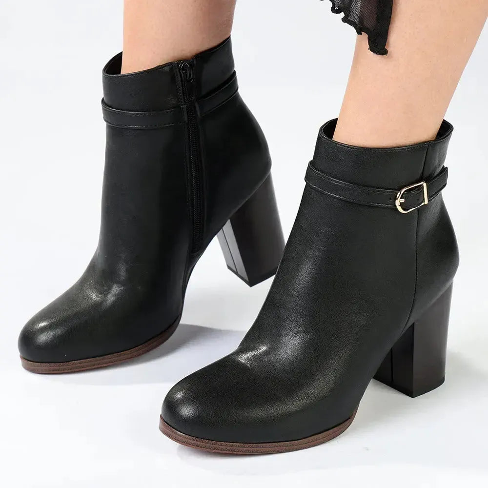 Madison Ombretta Ankle Boot - Black
