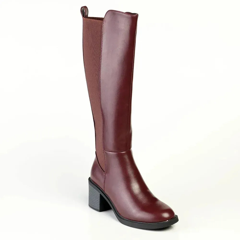 Madison Onley Long Boot - Wine