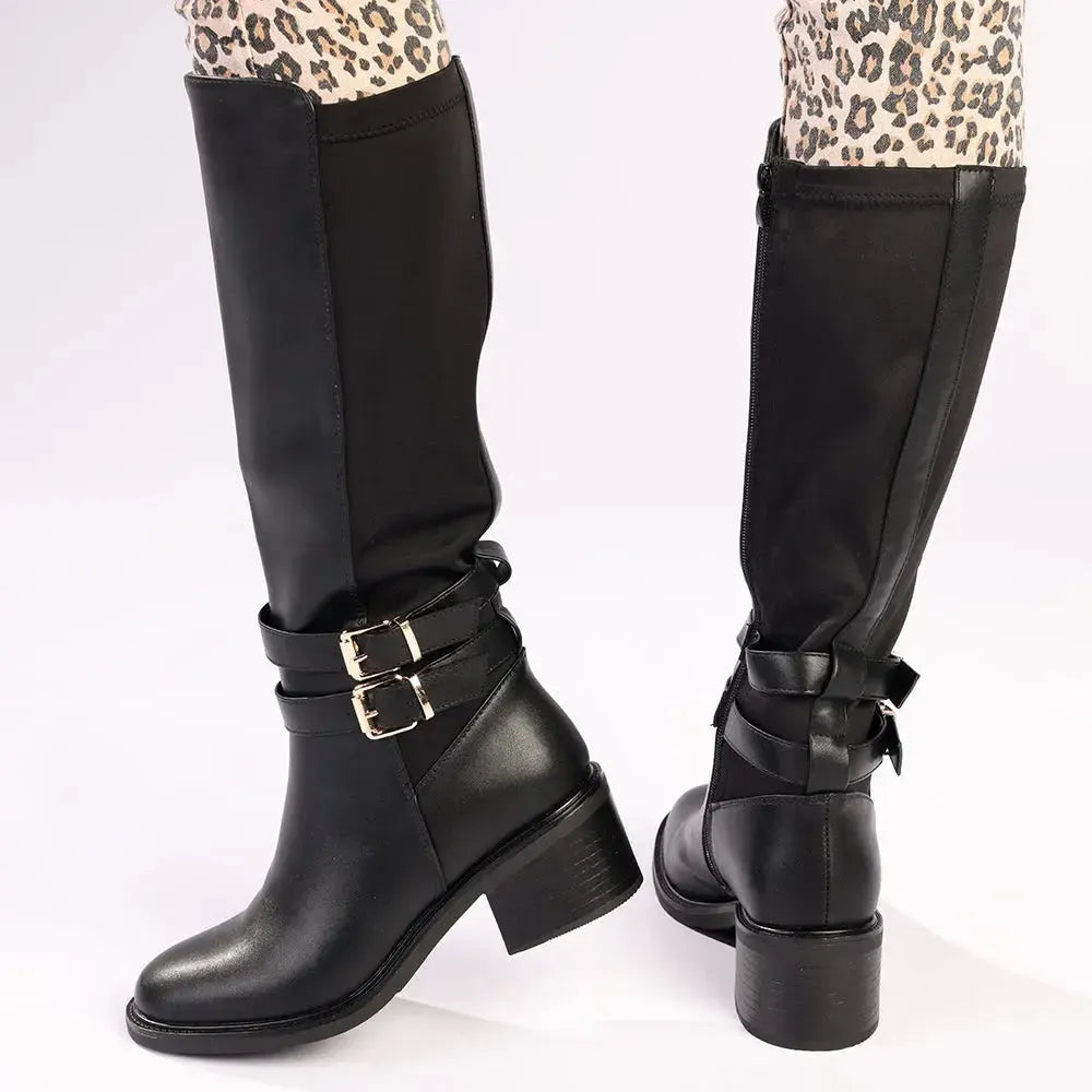 Madison Onyx Long Boot - Black