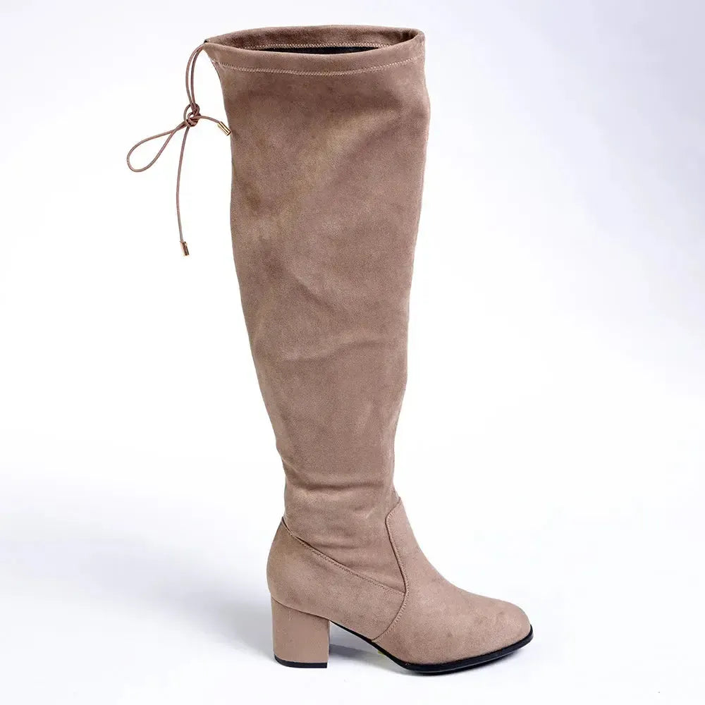 Madison Orchard Over The Knee Boot - Taupe