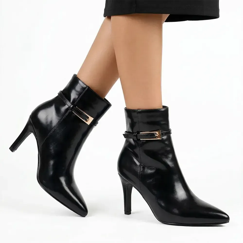 Madison Orcid Stiletto Boot - Black – Madison Heart of New York
