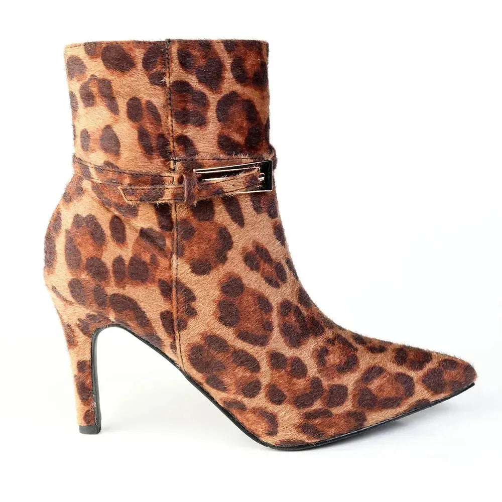 Madison Orcid Stiletto Boot - Leopard