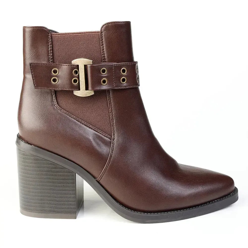 Madison Orenthia Ankle Boot - Chocolate