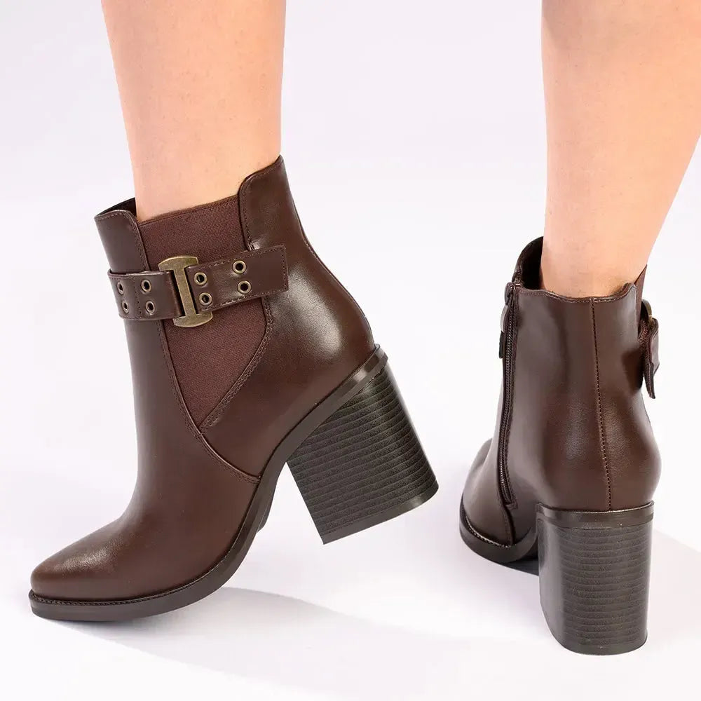 Madison Orenthia Ankle Boot - Chocolate