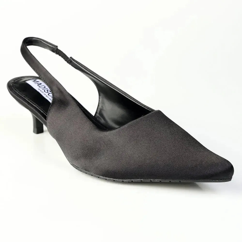 Madison Otto Kitten Heel - Black