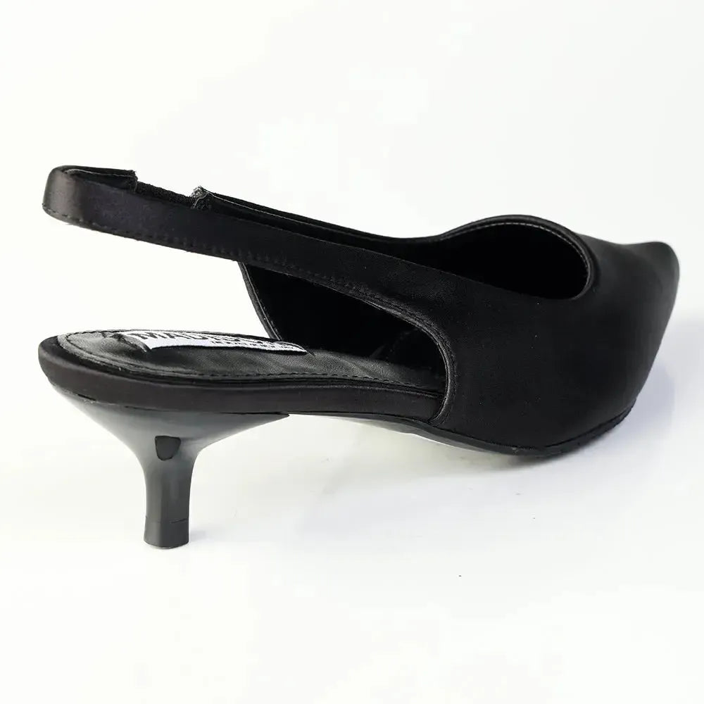 Madison Otto Kitten Heel - Black