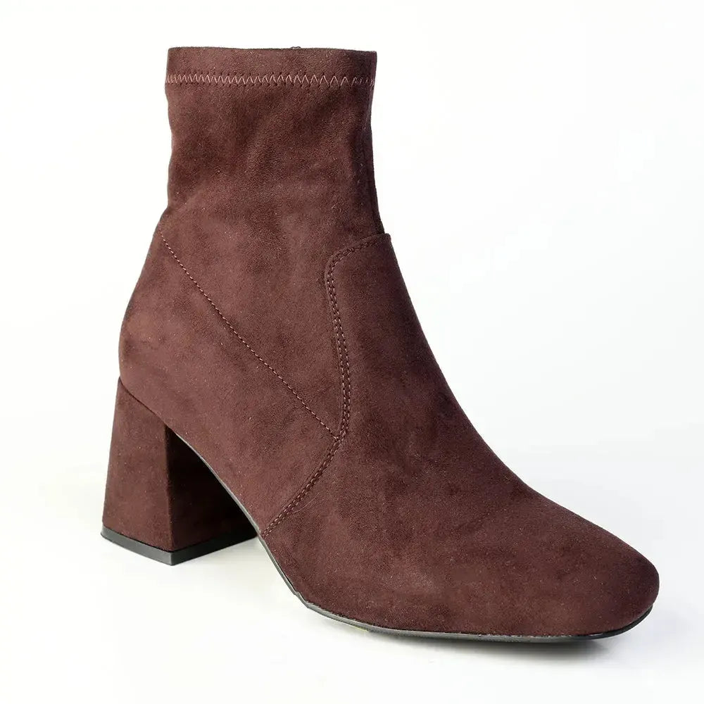 Madison Owen Basic Ankle Boot - Chocolate