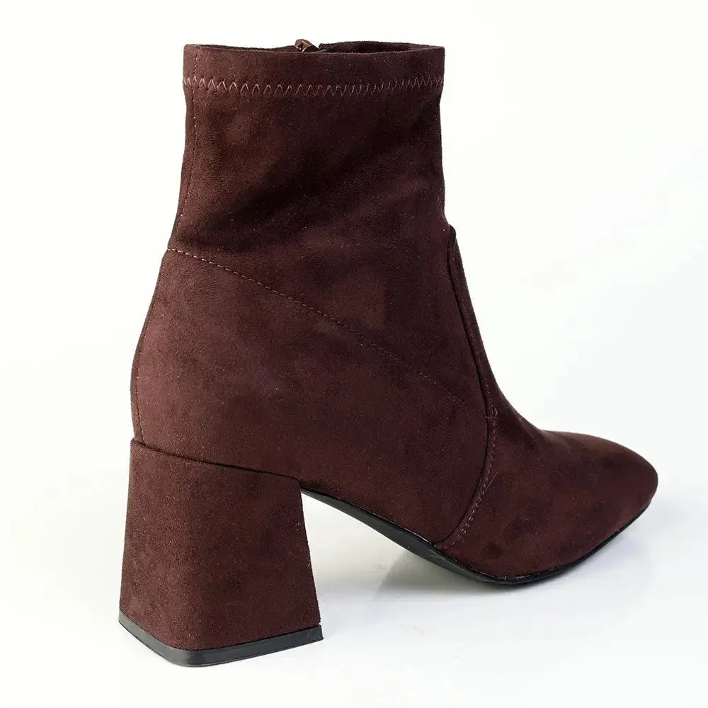 Madison Owen Basic Ankle Boot - Chocolate