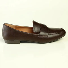 Madison Ozma Loafer With Saddle - Brown