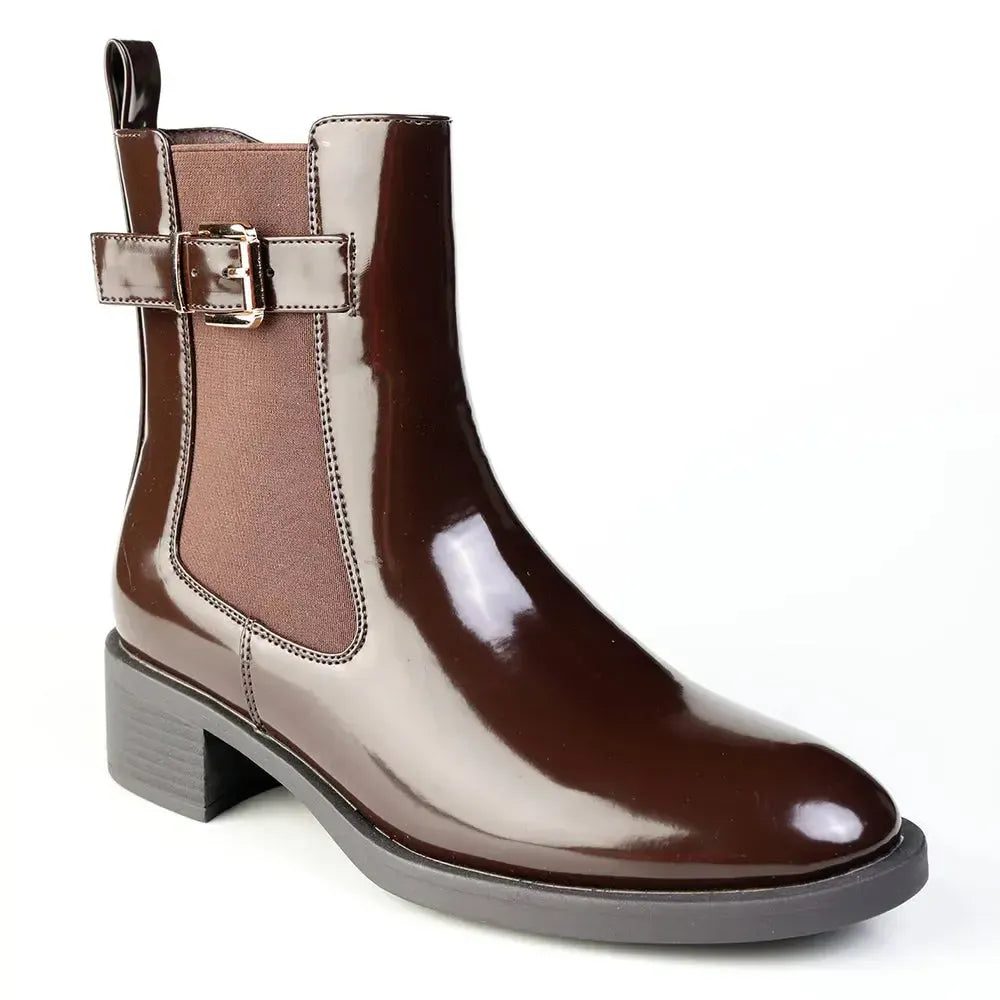 Madison Ozzy Ankle Boot - Dark Brown – Madison Heart of New York