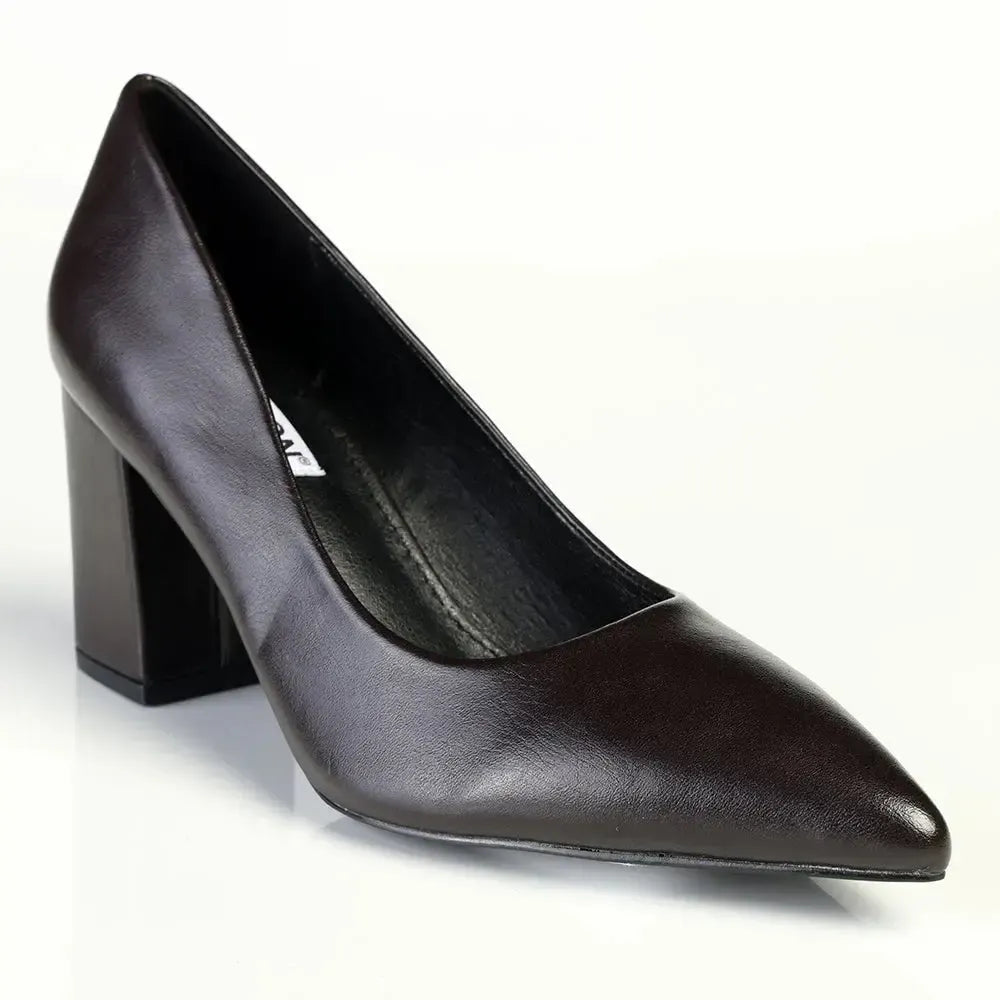 Madison Patricia Block Heel Court - Black
