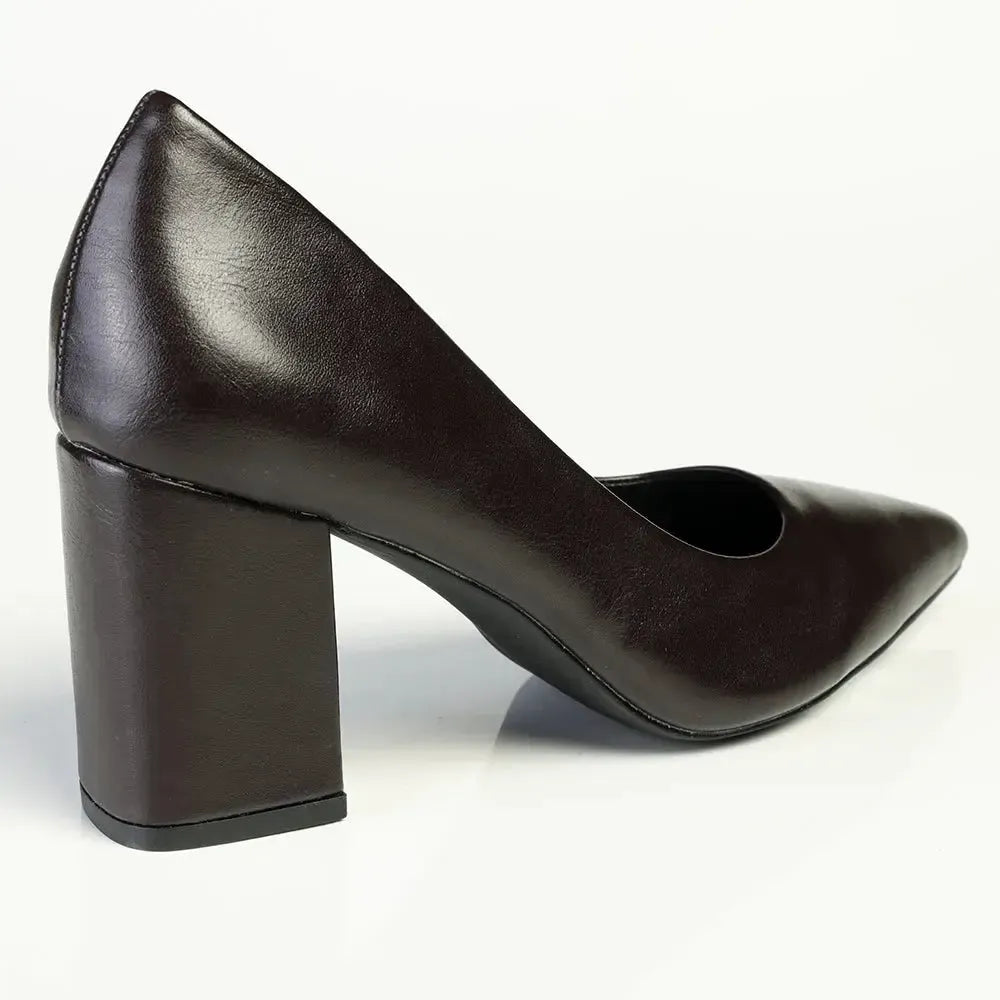 Madison Patricia Block Heel Court - Black