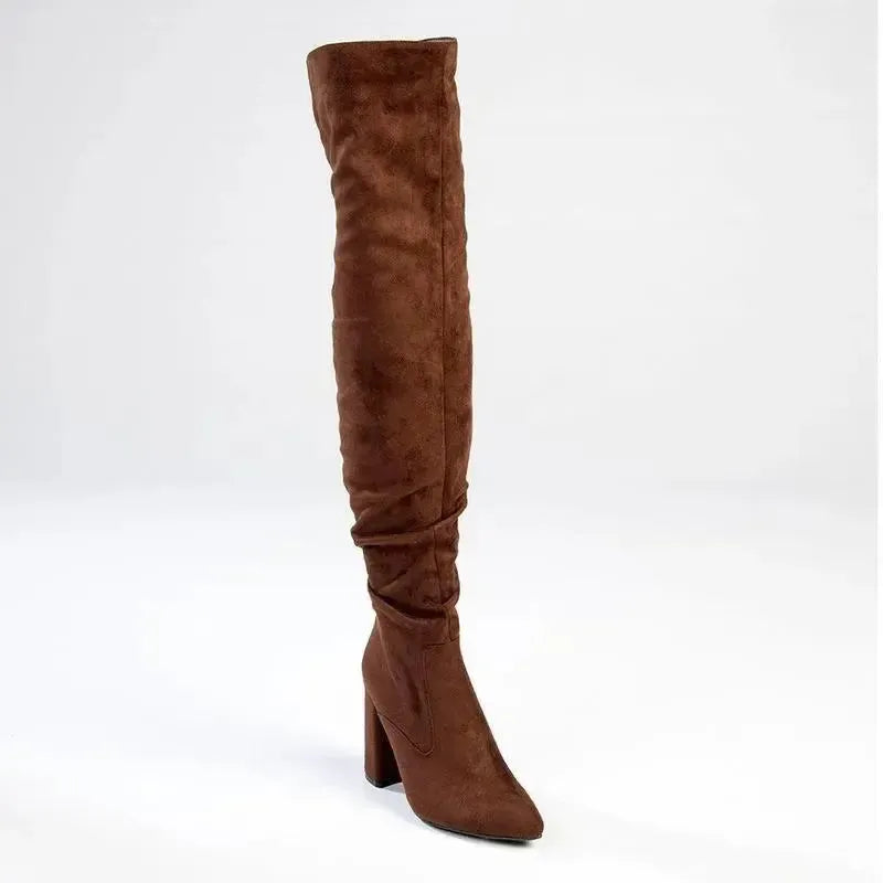 Madison Portia Boots - Chocolate – Madison Heart of New York