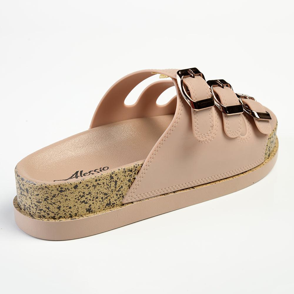 Madison Pro 3 Thong Slip On Sandal - Nude-Madison Heart of New York-Buy shoes online