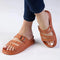 Madison Studded Sandal - Orange