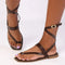 Madison Toe Loop Sandal - Brown