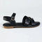 Madison Trim halter Strap Sandal - Black